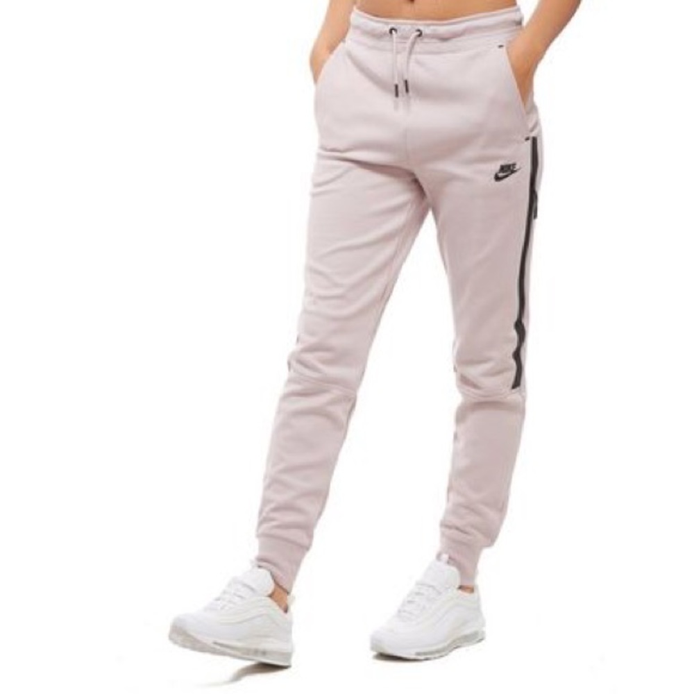NWT Nike Tech Fleece Joggers Particle Pink - Picture 3 of 6